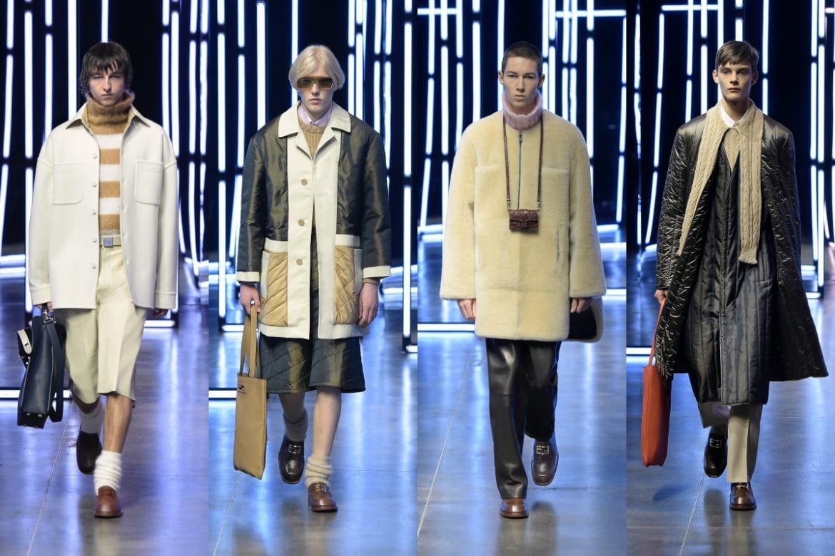 Коллекции 2023 год. Мужской показ Фенди 2020-2021. Fendi Resort 2023 New York FW. 25 Лет Фенди багет Нью Йорк показ праздника.